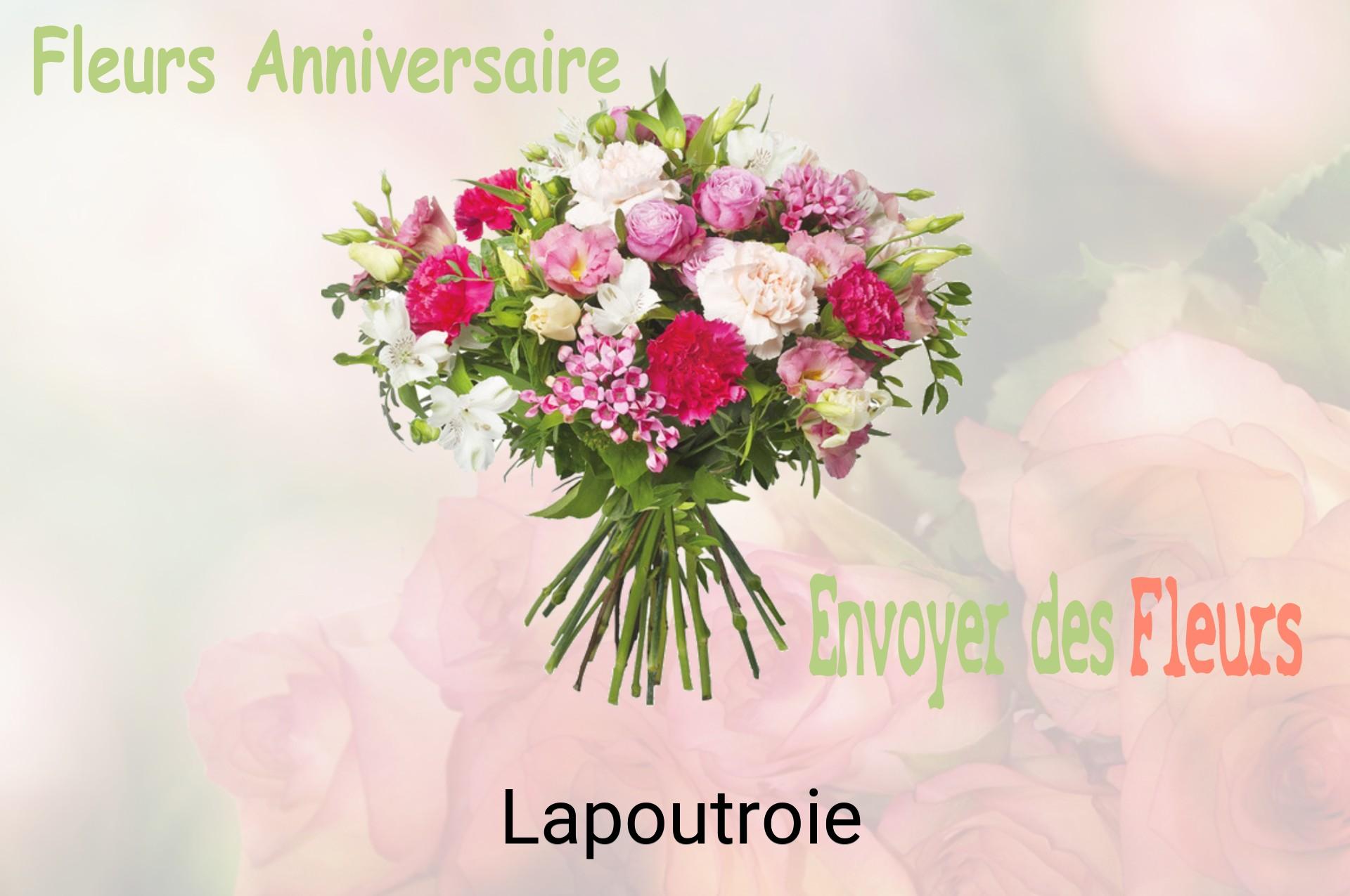 Bouquet de fleurs d’anniversaire livré à Lapoutroie