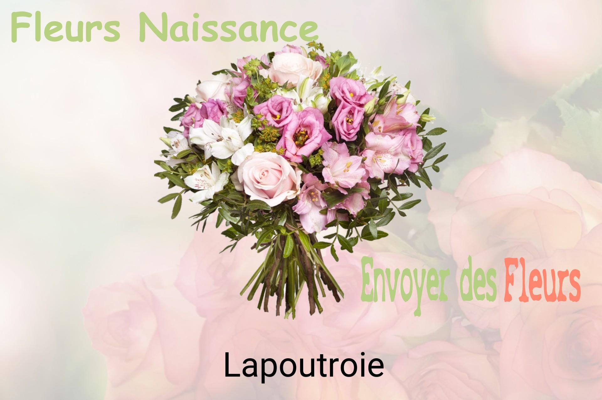 Bouquet de fleurs de naissance livré à Lapoutroie